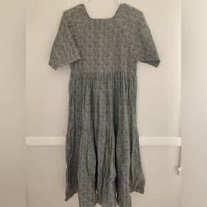 Christy Dawn Blue Floral Dress